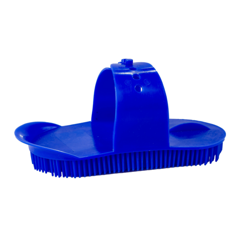 Gatsby Adjustable Plastic Curry Brush for Livestock and Pets